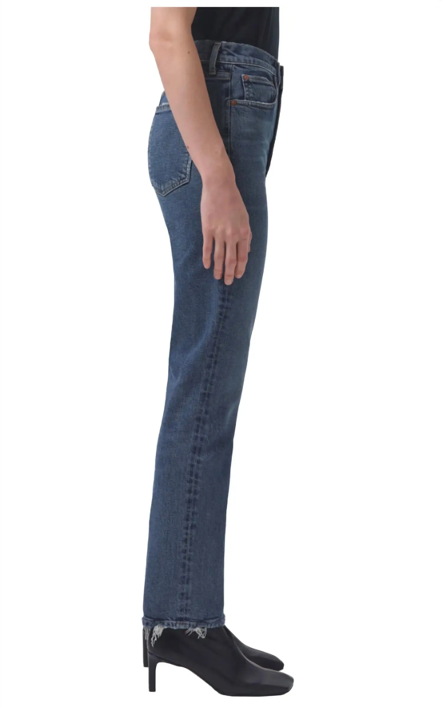 Agolde - High Rise Stovepipe Jeans