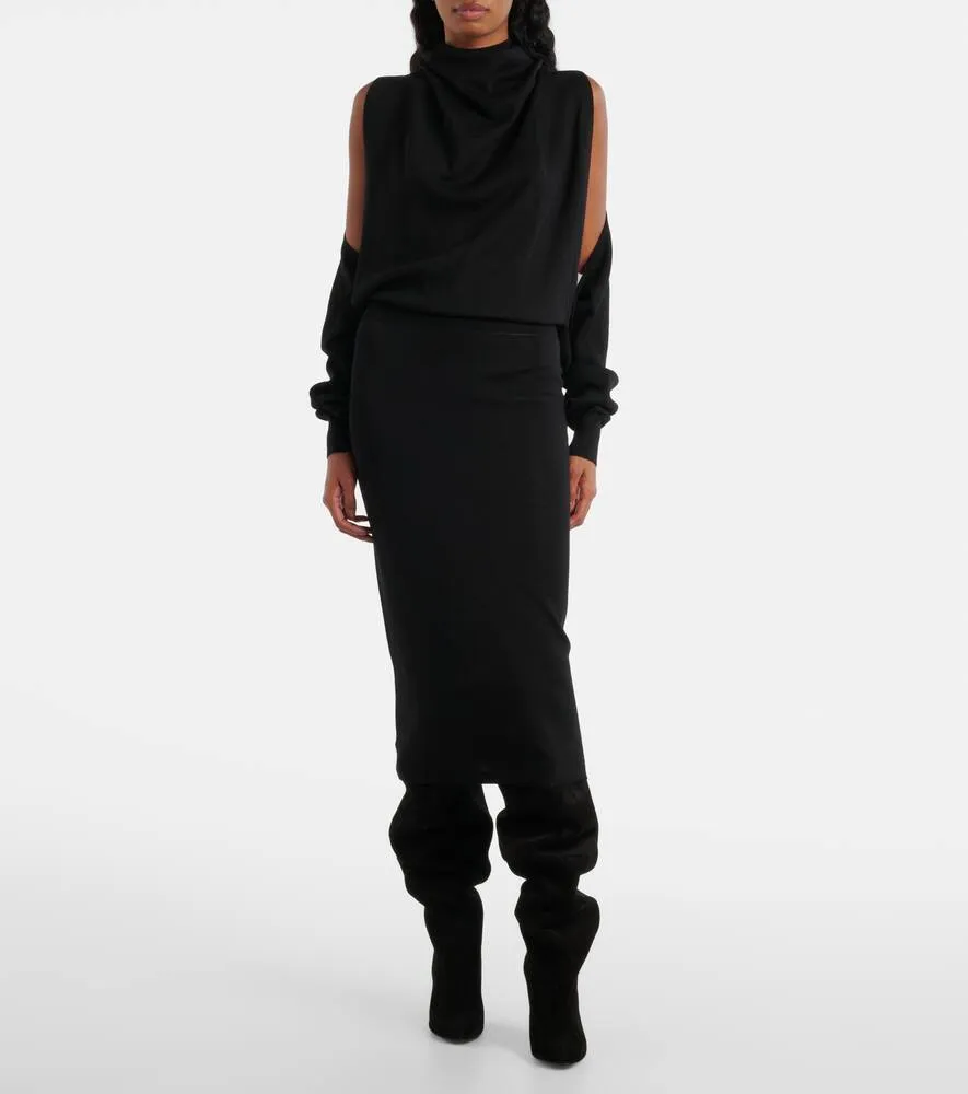 Alaia Cut Out midi dress