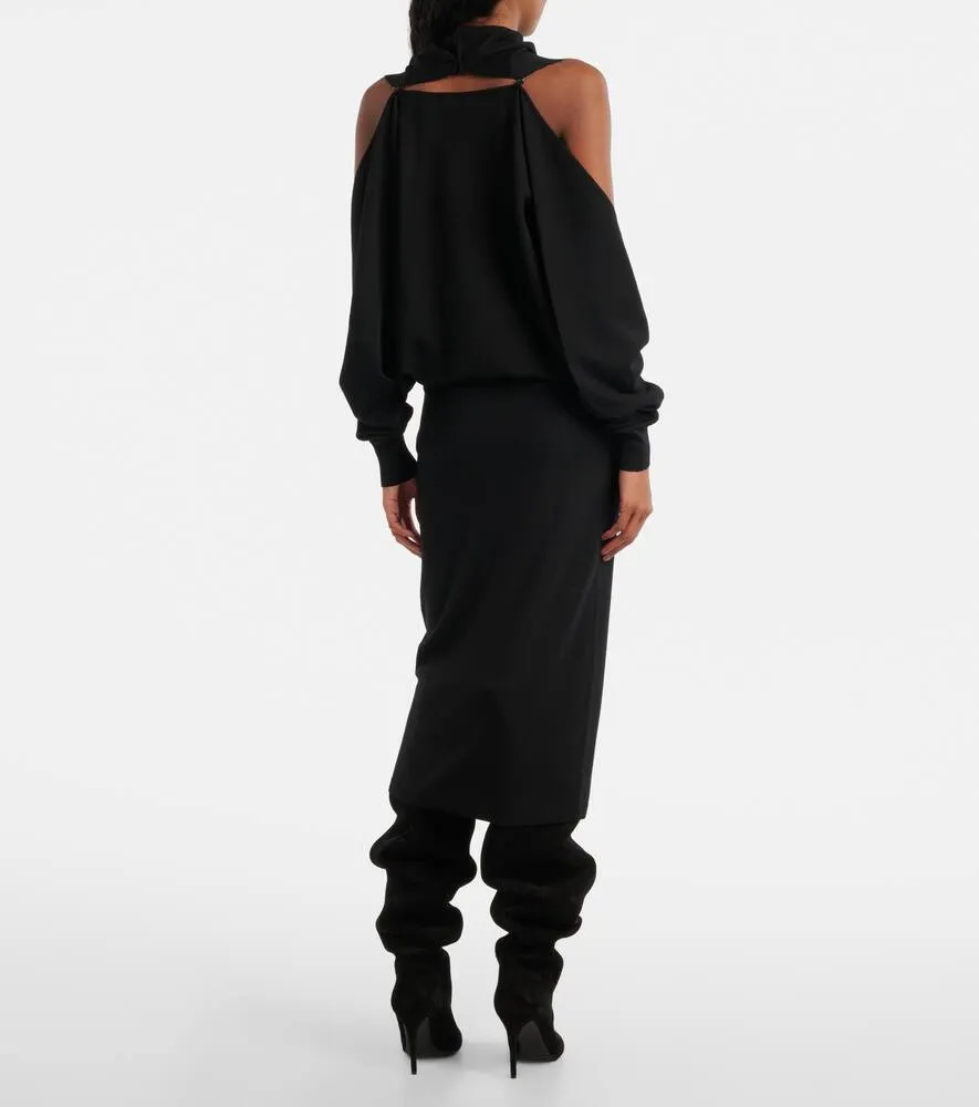 Alaia Cut Out midi dress