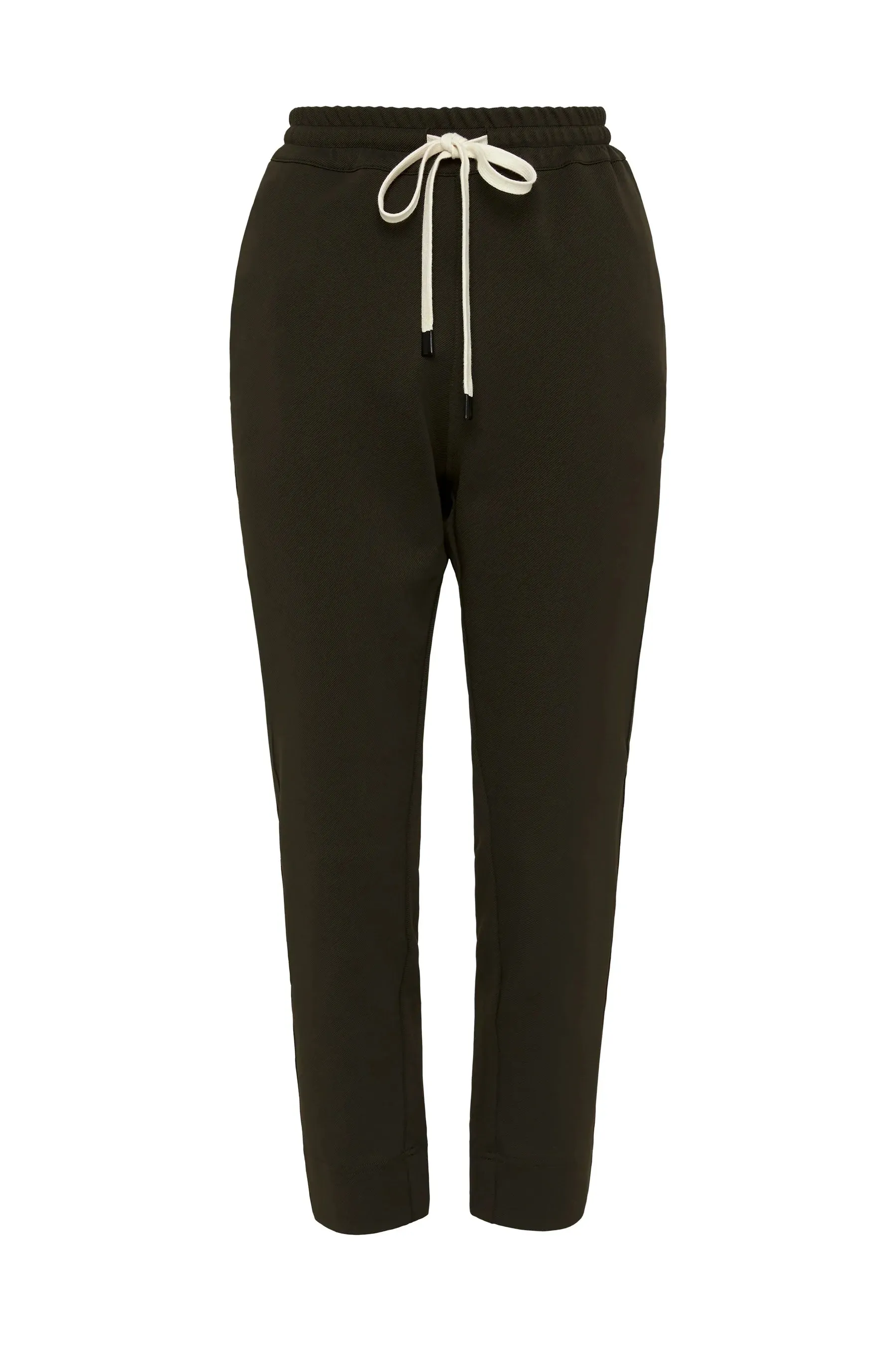 Bassike Stretch Twill Tapered Pant - Black