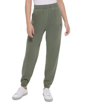 CALVIN KLEIN -  Cotton High-Rise Jogger Pants