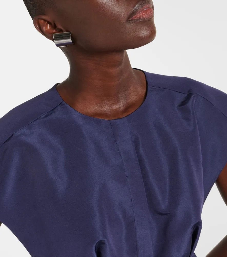 Carolina Herrera Bow-detail silk midi dress