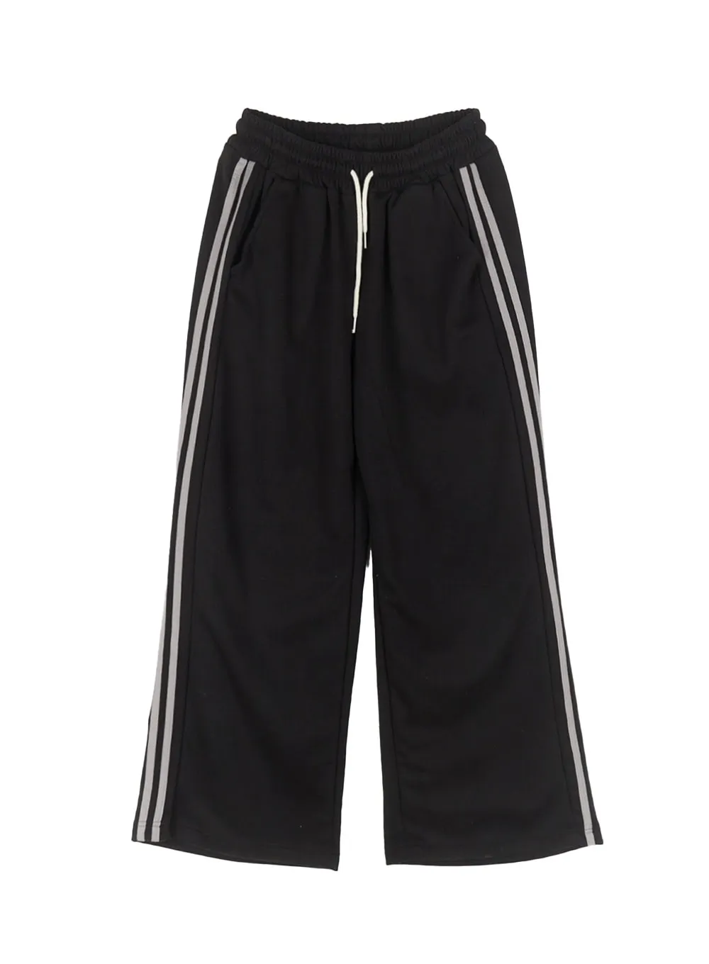 Cotton Wide-Leg Trackpants CA516