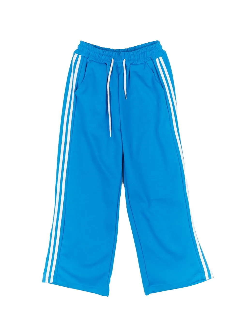 Cotton Wide-Leg Trackpants CA516