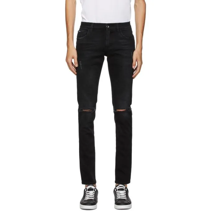 Dolce and Gabbana Black Slim Jeans