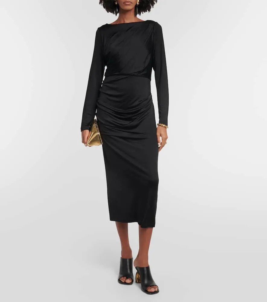 Dries Van Noten Jersey midi dress