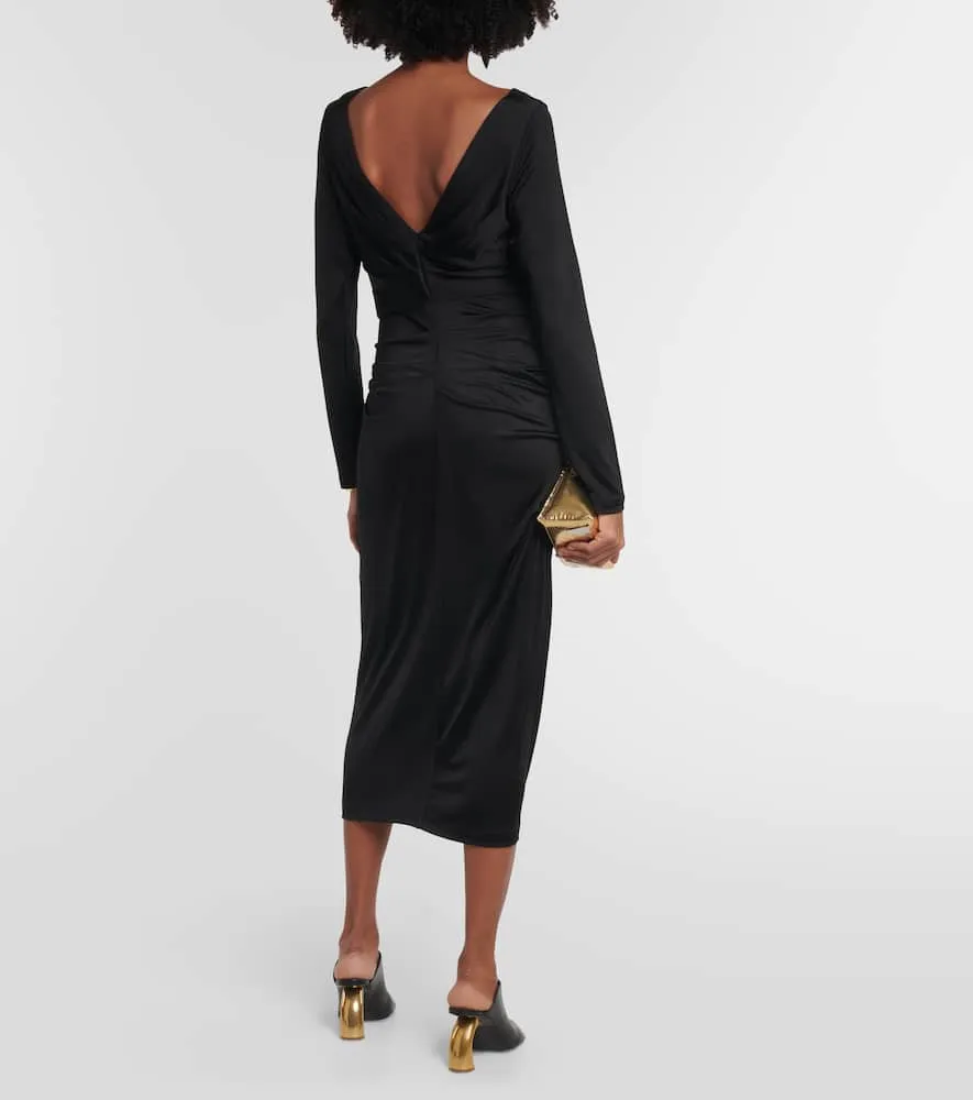 Dries Van Noten Jersey midi dress