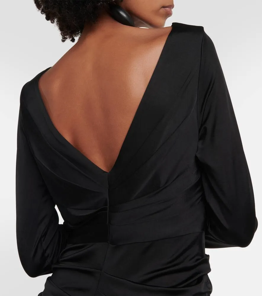 Dries Van Noten Jersey midi dress