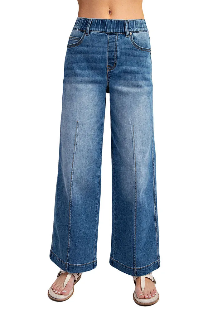 Easel Sandblasted Stretch Jeans