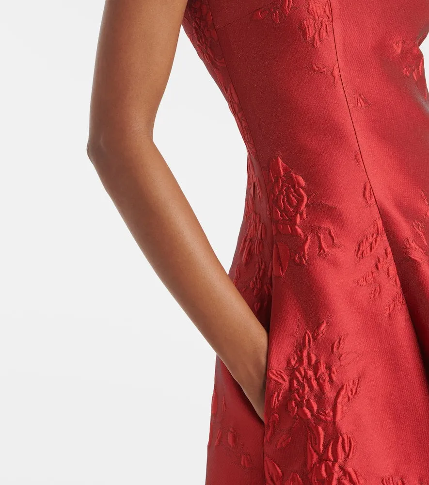 Emilia Wickstead Mara floral jacquard cocktail dress