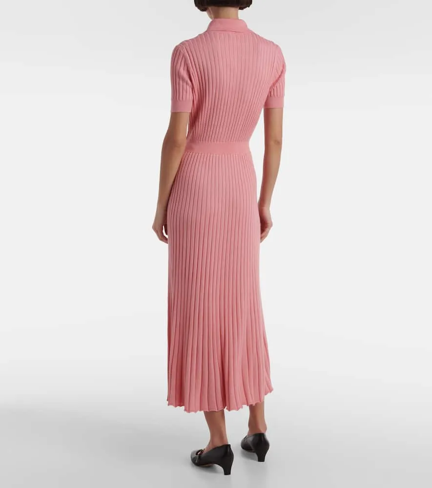 Gabriela Hearst Amor silk and cashmere maxi dress