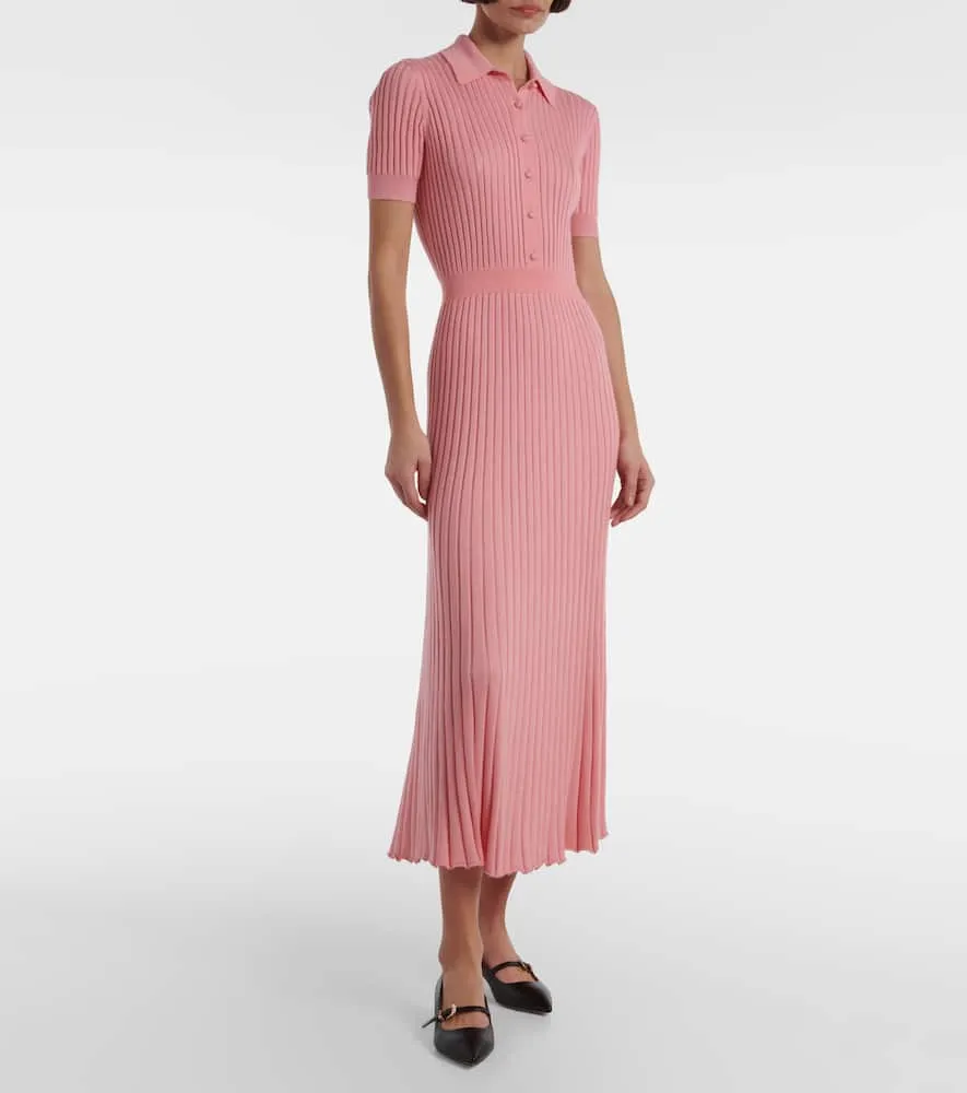 Gabriela Hearst Amor silk and cashmere maxi dress