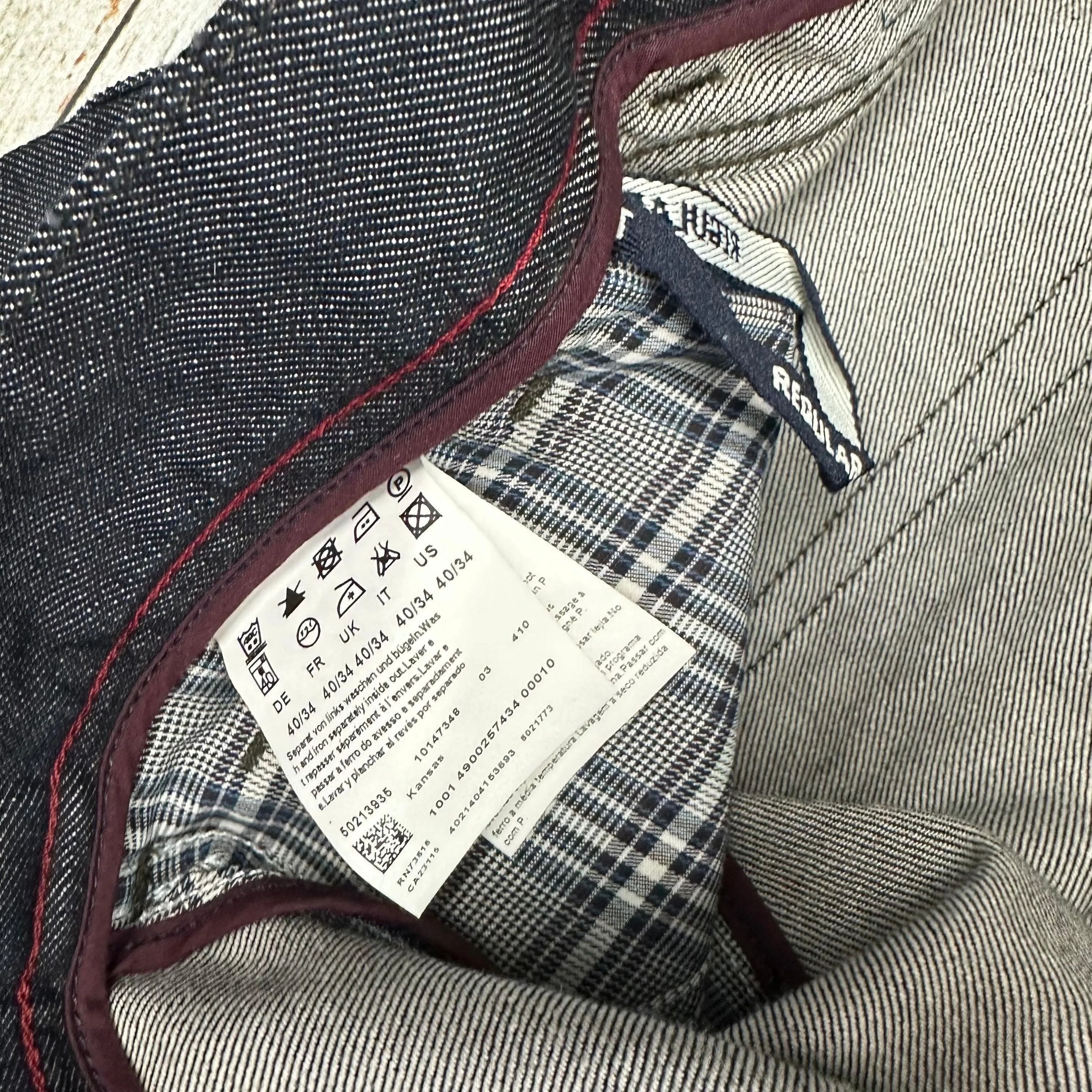 Hugo Boss Men's 'Kansas' Regular Fit Jeans - Size 40/34