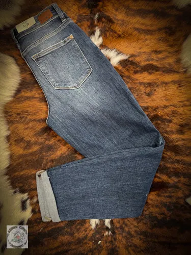 Julie Judy Blue Mid Rise Jeans