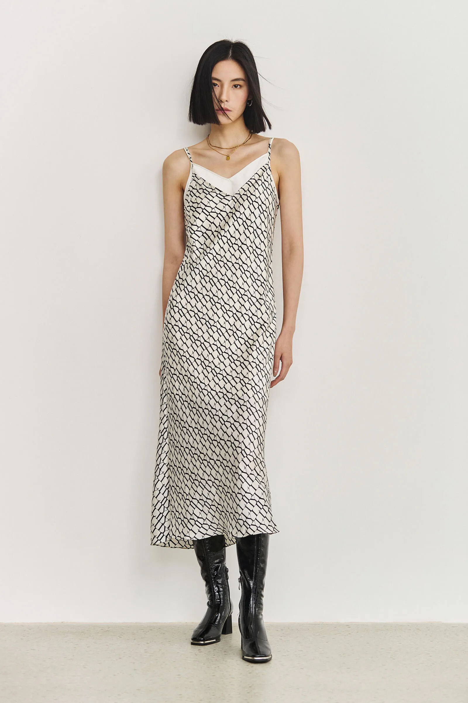 LILY Printed Two-Piece Tank Dress