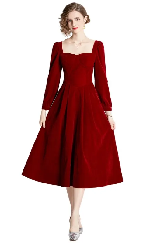 Red Sexy Maxi Dress