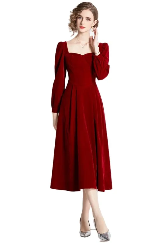 Red Sexy Maxi Dress