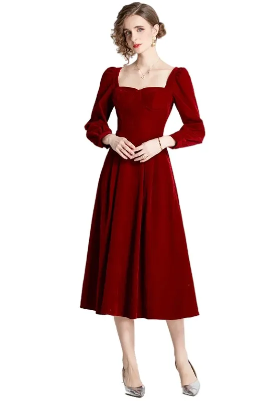 Red Sexy Maxi Dress