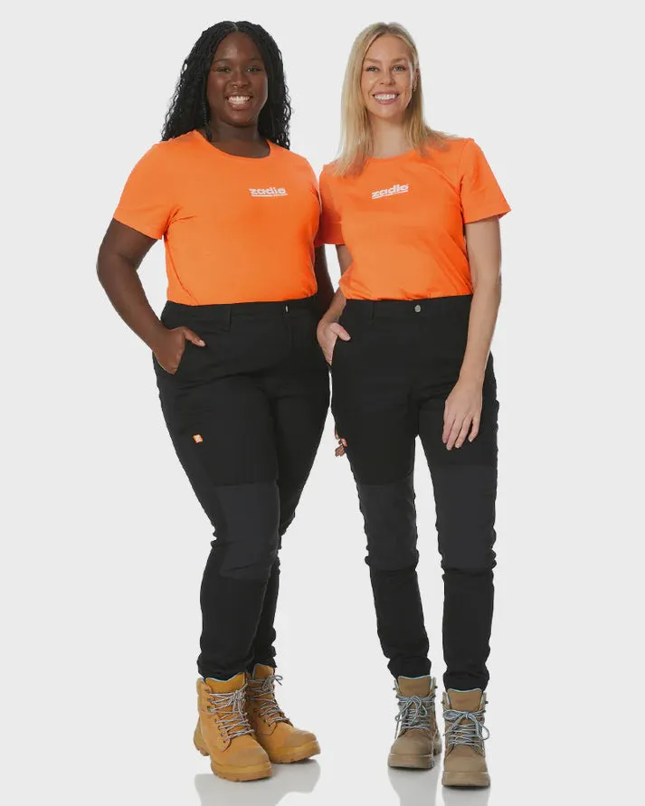 ZADIE WORKWEAR THE MIDDY PANT - BLACK